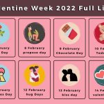 Valentine Week 2022 Full List
