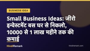 Small Business Ideas: जीरो इन्वेस्टमेंट बस घर से निकलो, 10000 से 1 लाख महीने तक की कमाई