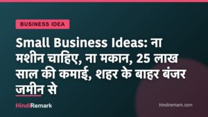 Small Business Ideas: ना मशीन चाहिए, ना मकान, 25 लाख साल की कमाई, शहर के बाहर बंजर जमीन से