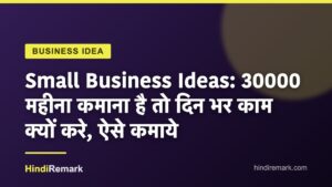 Small Business Ideas: 30000 महीना कमाना है तो दिन भर काम क्यों करे, ऐसे कमाये