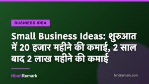 Small Business Ideas: शुरुआत में 20 हजार महीने की कमाई, 2 साल बाद 2 लाख महीने की कमाई